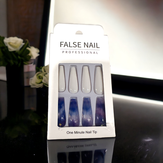 Mystic Purple Ombre Press-On Nails – Celestial Gradient Collection